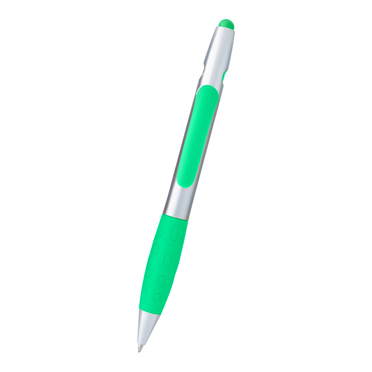 Astro Highlighter Stylus Pen - Silver With Lime