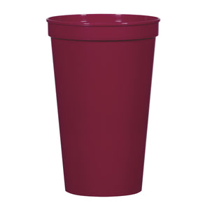 22 Oz. Big Game Stadium Cup - Maroon