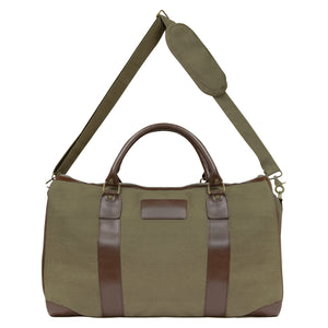 Safari Weekender Duffel Bag - Olive Brown