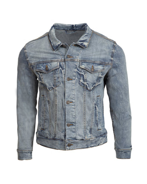 Threadfast Unisex Denim Jacket - Light Denim