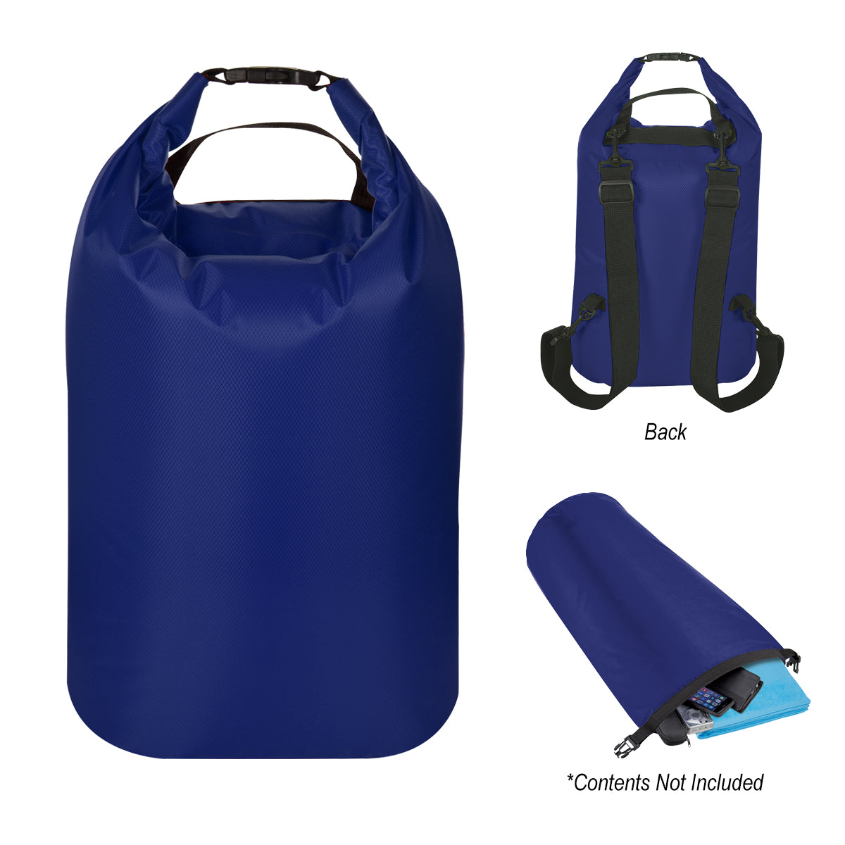 Waterproof Dry Bag Backpack - Royal Blue