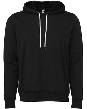 Unisex Sponge Fleece Pullover Hoodie - Black Heather