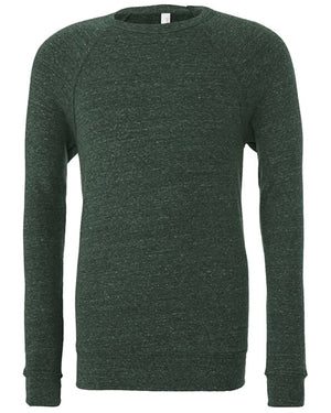 BELLA + CANVAS Unisex Sponge Fleece Crewneck Sweatshirt - Heather Forest