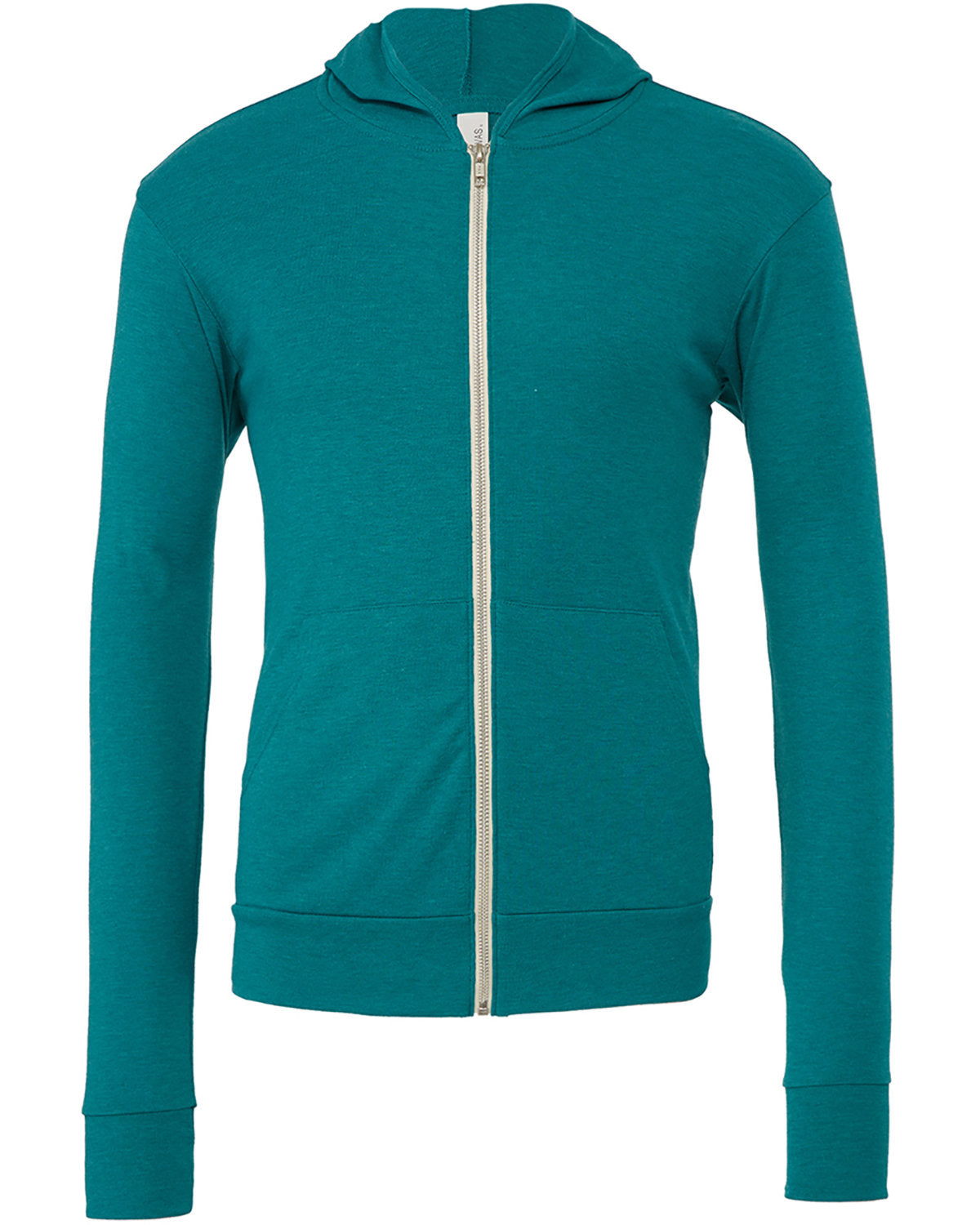 BELLA + CANVAS Unisex Triblend Full-Zip Lightweight Hoodie