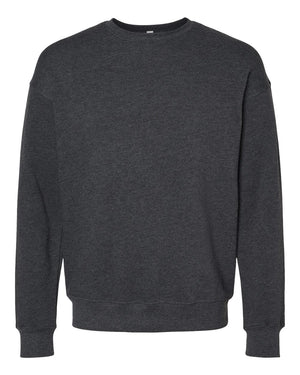 BELLA + CANVAS Unisex Drop Shoulder Fleece - Dark Grey Heather