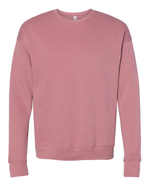BELLA + CANVAS Unisex Drop Shoulder Fleece - Mauve