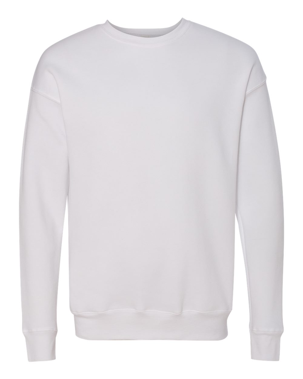 BELLA + CANVAS Unisex Drop Shoulder Fleece - White