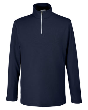 Men's Fusion ChromaSoft™ Pique Quarter-Zip - Classic Navy