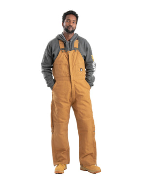 Men's Heritage Insulated Bib Overall - Brown Duck