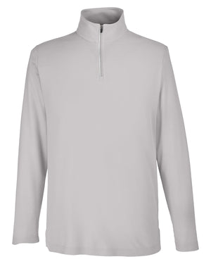 Men's Fusion ChromaSoft™ Pique Quarter-Zip - Platinum