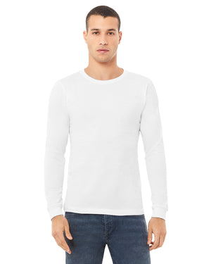 Unisex Triblend Long-Sleeve T-Shirt - Solid Wht Trblnd