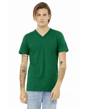 Unisex Jersey Short-Sleeve V-Neck T-Shirt - Kelly