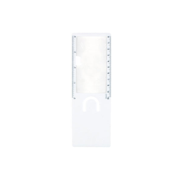 3 in 1 Magnifier Ruler - White