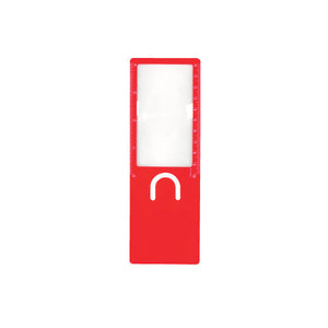 3 in 1 Magnifier Ruler - Red