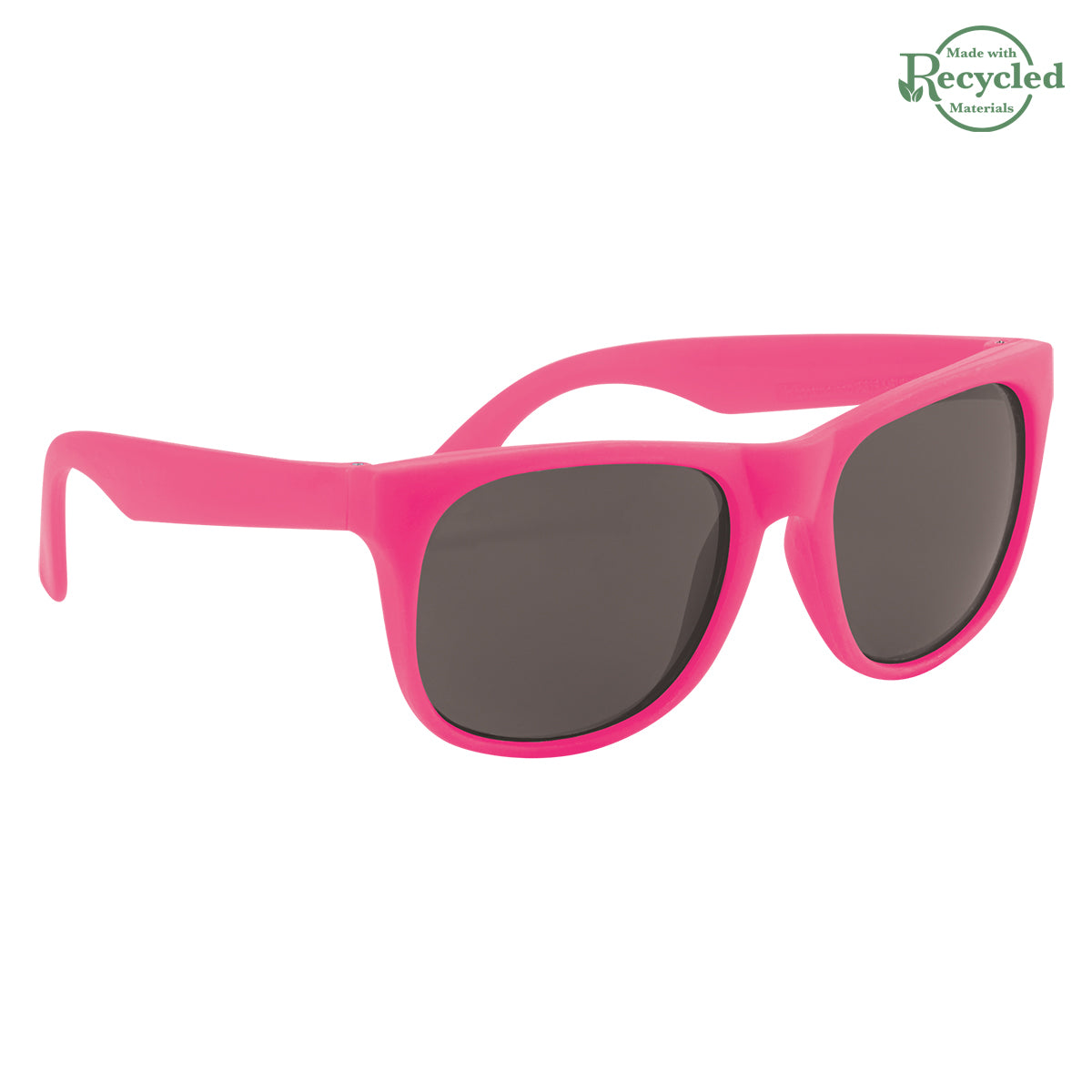 Rubberized Sunglasses - Solid Pink