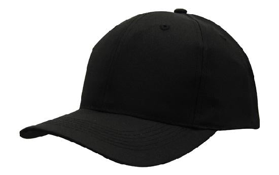 6 Panel Budget Cap - Black