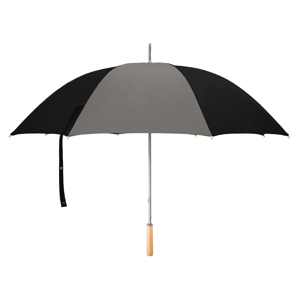 60" Arc Golf Umbrella - Pewter With Black