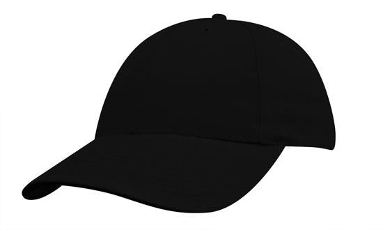 6 Panel BHC Childs Baseball Cap - Black