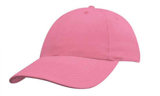6 Panel BHC Childs Baseball Cap - Light Pink