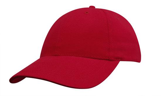 6 Panel BHC Childs Baseball Cap - Red