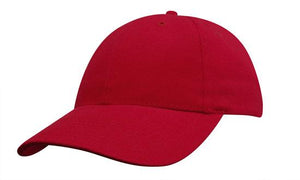 6 Panel BHC Childs Baseball Cap - Red