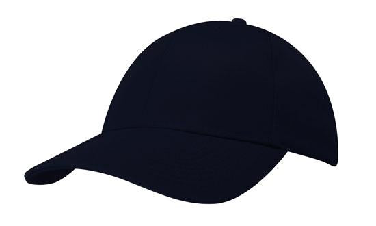 6 Panel 100% Recycled Eco Cap - Custom Embroidered - Navy
