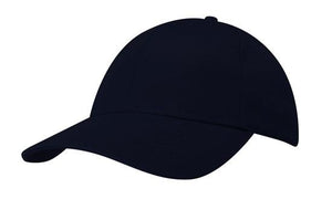 6 Panel 100% Recycled Eco Cap - Custom Embroidered - Navy