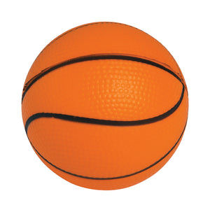 Basketball Shape Stress Reliever - Brown