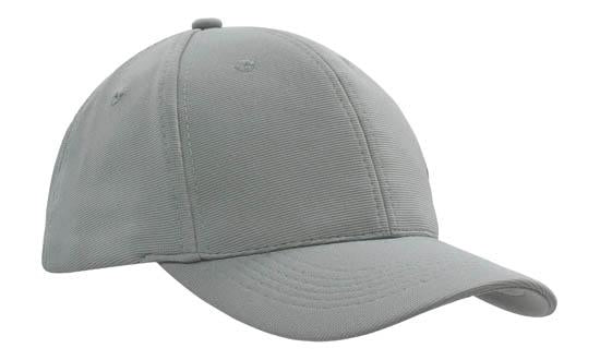 6 Panel Ottoman Cap - Custom Embroidered - Gray