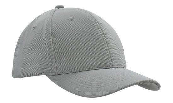 6 Panel Ottoman Cap - Gray