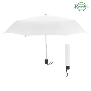 42" Arc Budget Telescopic Umbrella - White