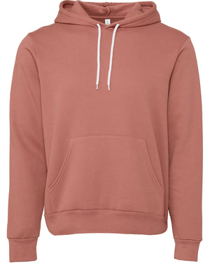 Unisex Sponge Fleece Pullover Hoodie - Mauve