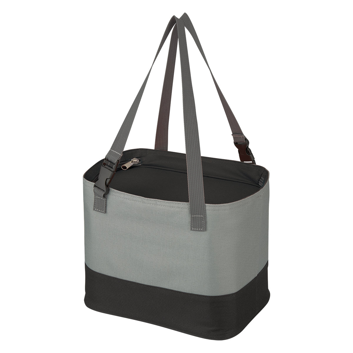 Alfresco Cooler Lunch Bag - Gray With Black