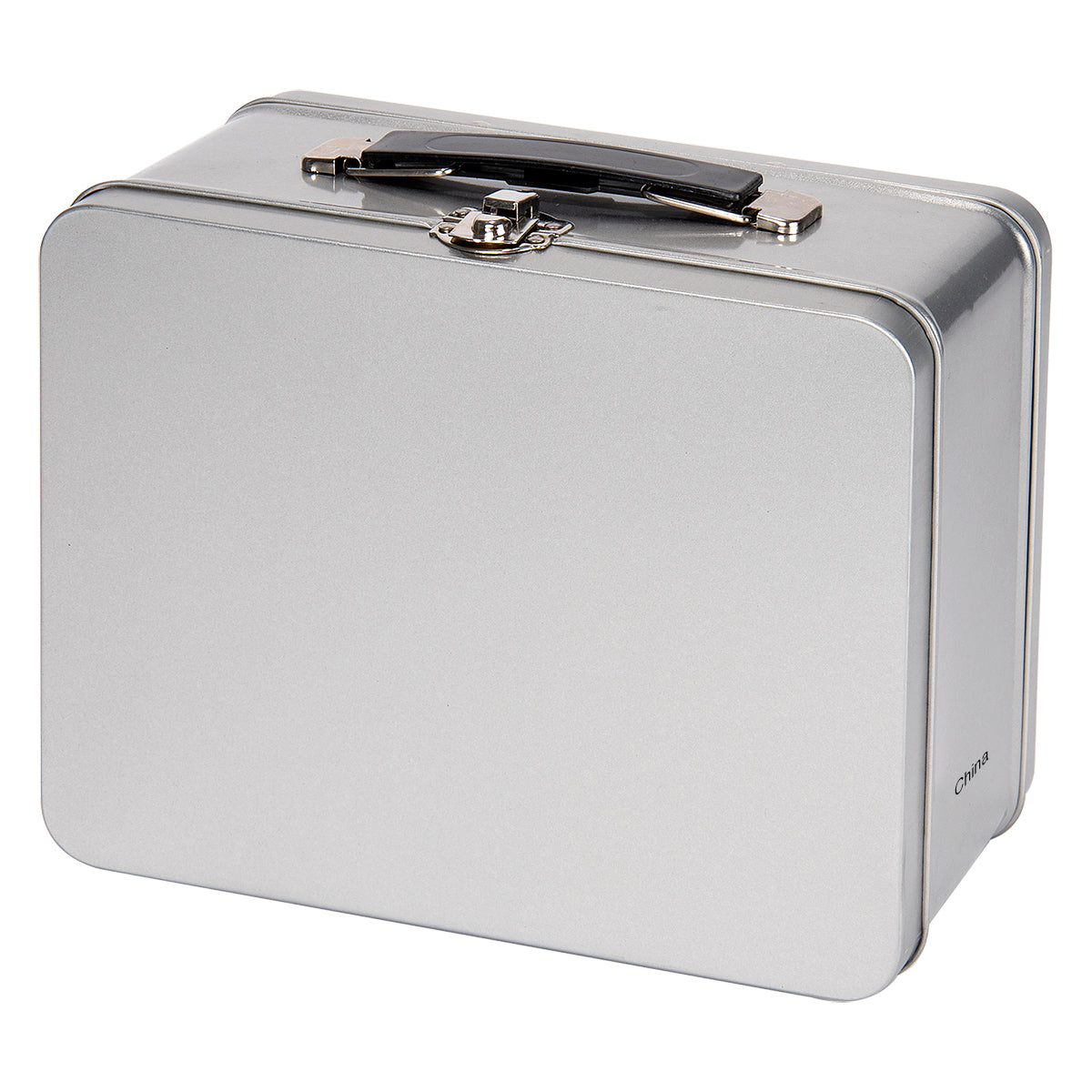 Throwback Tin Lunchbox - Silver