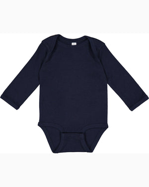 Rabbit Skins Infant Long-Sleeve Bodysuit - Navy