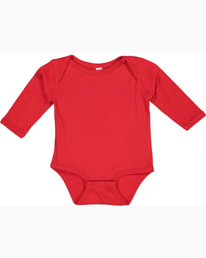 Rabbit Skins Infant Long-Sleeve Bodysuit - Red