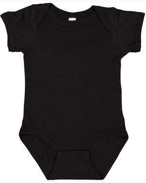 Rabbit Skins Infant Fine Jersey Bodysuit - Black