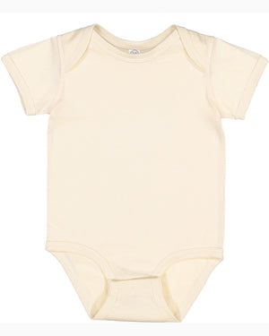 Rabbit Skins Infant Fine Jersey Bodysuit - Natural