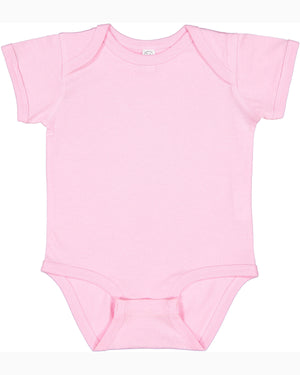 Rabbit Skins Infant Fine Jersey Bodysuit - Pink