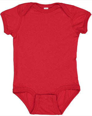 Rabbit Skins Infant Fine Jersey Bodysuit - Red