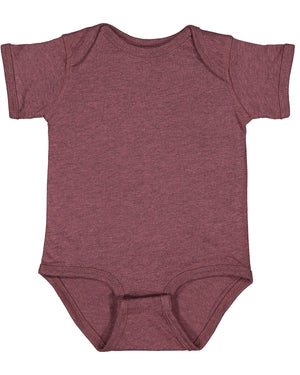 Rabbit Skins Infant Fine Jersey Bodysuit - Sangria Blackout