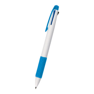 3-In-1 Pen - White With Blue