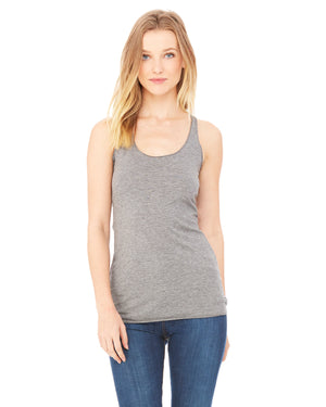 Ladies' Triblend Racerback Tank - Grey Triblend