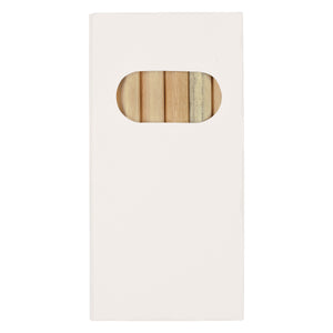 6-Piece Colored Pencil Set - White