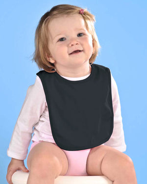 Infant Premium Jersey Bib - Black