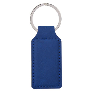 Belvedere Stitched Key Tag - Blue