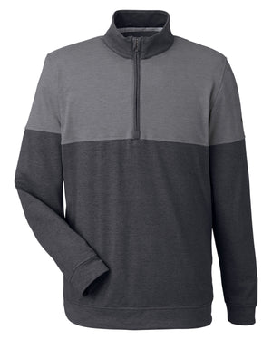 Men's Cloudspun Warm Up Quarter-Zip - Pma Blk/Qut Shd