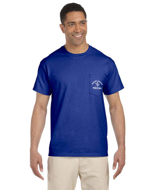 Adult Gildan Ultra Cotton® Pocket T-Shirt - Color - ACG230 - Royal