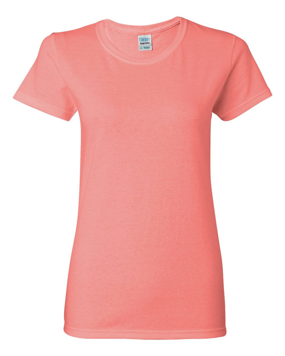 Gildan Women's Heavy Cotton™ T-Shirt - Coral Silk