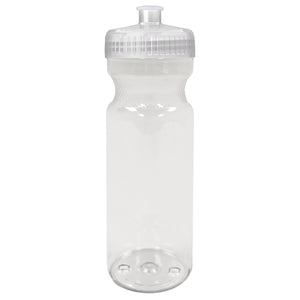 28 Oz. Poly-Clear™ Fitness Bottle - Translucent Clear
